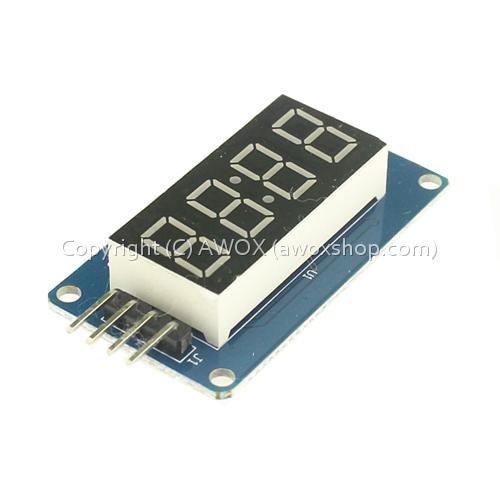 4bit digital tube led display module with clock display TM1637