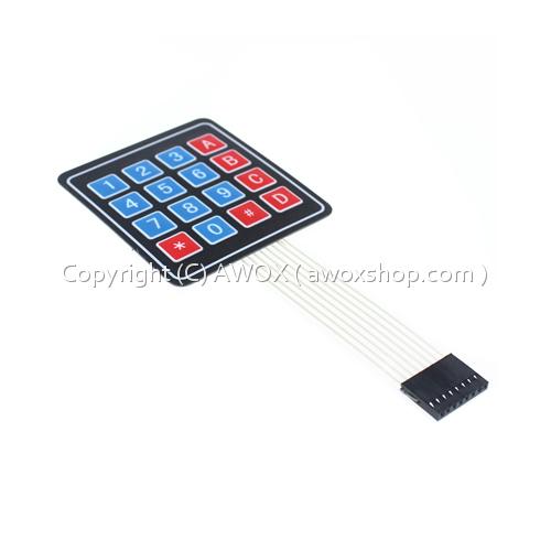 4×4 matrix array keyboard 16 keys1