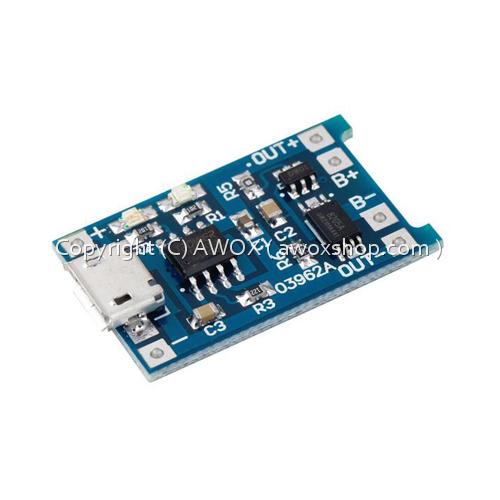 5.0 micro usb 1A 18650 lethium battery smart charger protection charger module