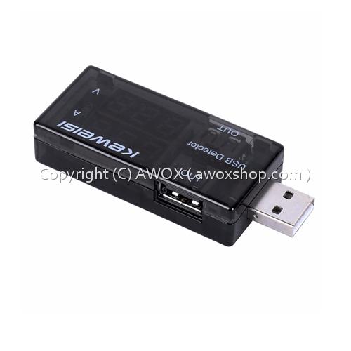 Double Row Shows USB Current Voltage Tester USB Voltage Ammeter USB Detector Dual USB Current Voltage Charger2