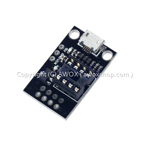 development programmer board for ATtiny 13A ATtiny 25 ATtiny45 AtTtiny85