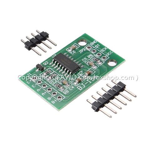 dual channel HX711 weighing pressure 24 bit precition AD module