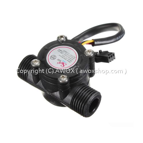 water flow sensor flowmeter hall flow water control 1 to 30 ltr per 1 min module