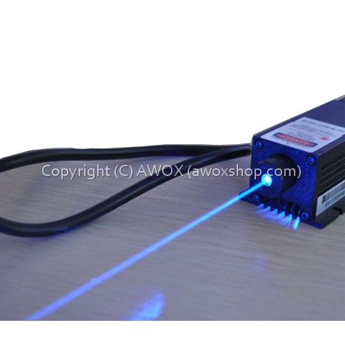 12v built in drive high power blue laser head 2.5W focus lens DIY carved 3D printer modified2