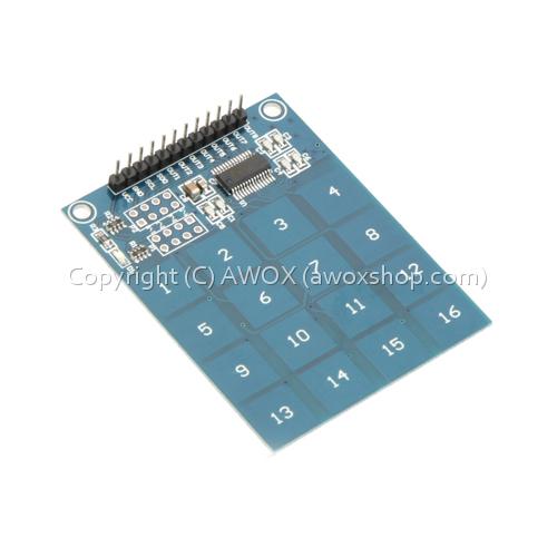 TTP229 16-channel digital touch sensor module