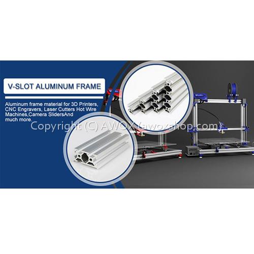 Extrusion Aluminum Bar 1 meter V Slot 2020 3