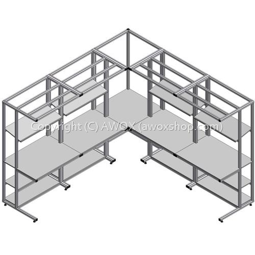 Extrusion Aluminum Bar 1 meter V Slot 2020 5