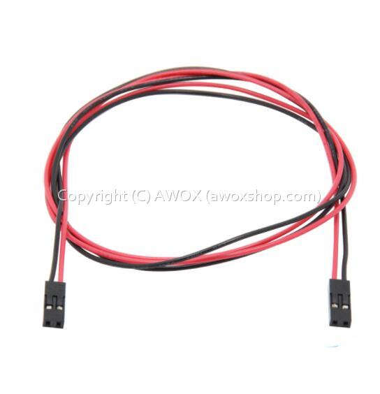 70cm 2pin Long Female-Female Cable Jumper