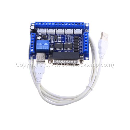 Cnc Mach 5-Axis Stepper Motor Driver Interface Board