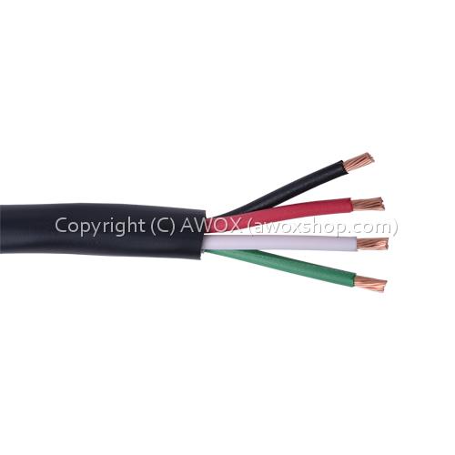 4 conductor, 18 ga shielded wire 1M 1