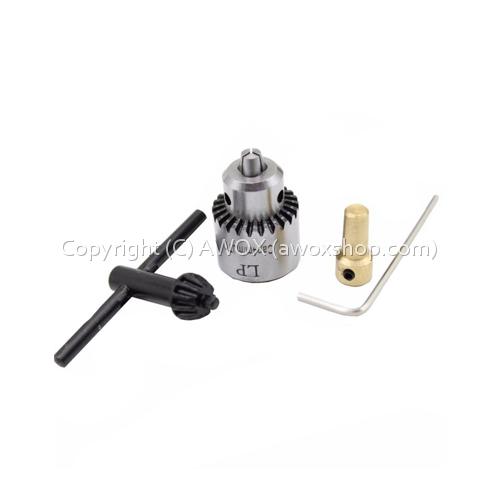 Mini Drill Chuck Key Keyless Drill Chucks 0.3-4mm Capacity Range W 3