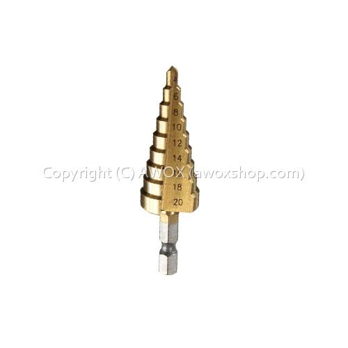 HSS-Steel-Step-Drill-Hole-Tool-size-4-20mm
