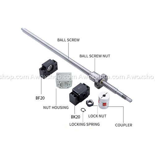 1605 16mm ball screw full set 1